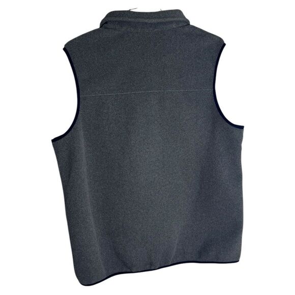 Patagonia Men's Lightweight Synchilla Snap-T Vest Grey XL - Picture 3 of 6
